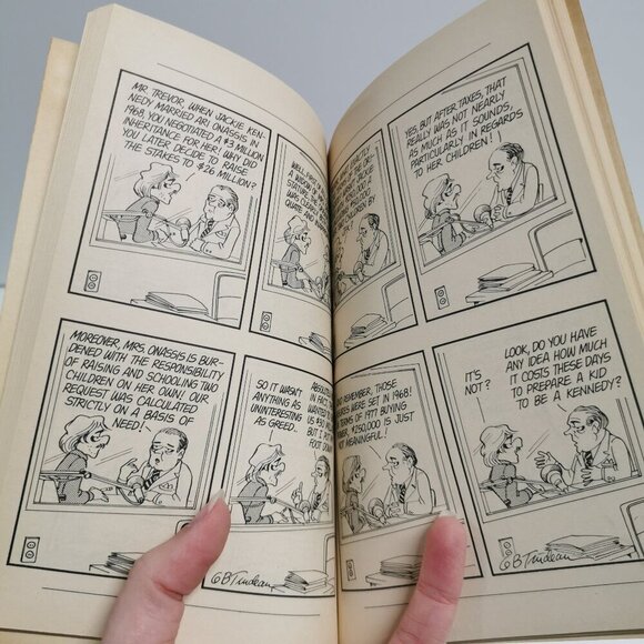 1970s Doonesbury Set of 10 Books Vtg Comics PBs G.B. Trudeau Political Cartoons - Picture 8 of 8